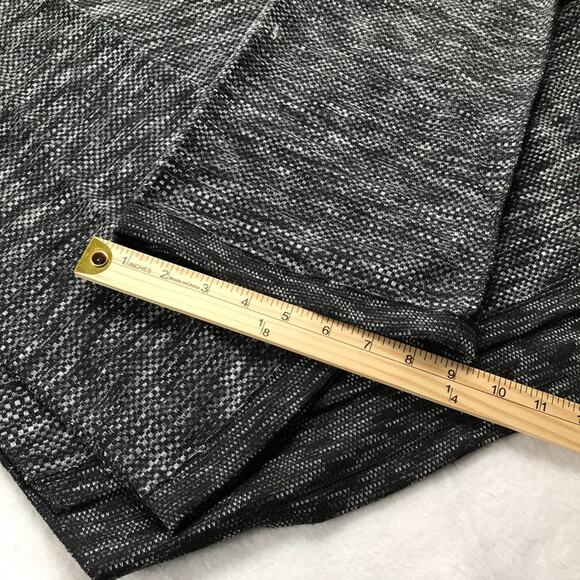 We the free sm black and white knit cowl neck flare sleeves side slits pullover - Picture 9 of 12